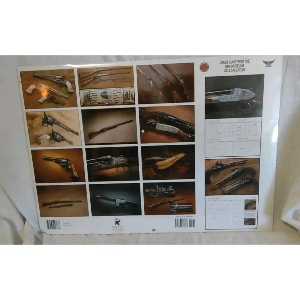 (2) NEW NRA Calendars 2014/15 Civil War Firearms & Great Guns Museum